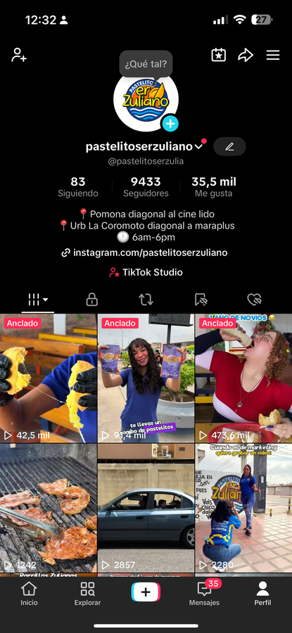Perfil de Instagram